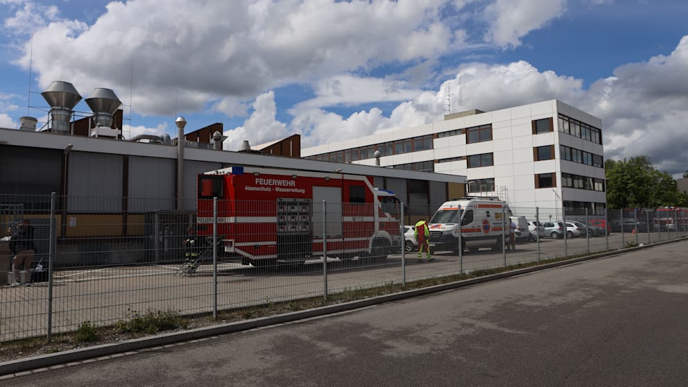 Chemieunfall in Nürnberg: Zahlreiche Verletzte bei Betriebsunfall