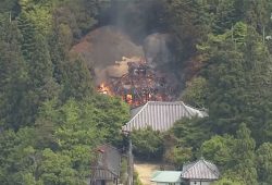 Tempel mit Ewiger Flamme auf Miyajima: Brand zerstört Reikado-Halle