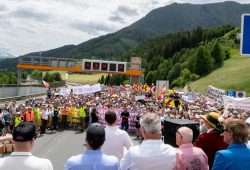 Protest am Brenner: Einwohner fordern Maßnahmen