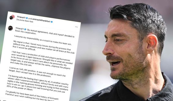 Albert Rieras Kritik an Eintracht Frankfurt