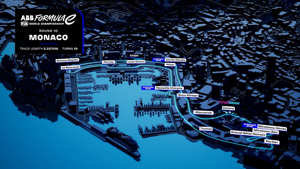 Kultrennen am Wochenende: Formel-E-Strecke in Monaco