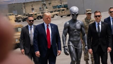 UFOs, Aliens und Donald Trump: Geheime Akten und Foto enthüllt