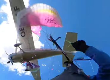 Paragliderin äußert sich nach Zusammenstoß mit Kleinflugzeug