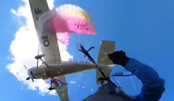 Paragliderin äußert sich nach Zusammenstoß mit Kleinflugzeug