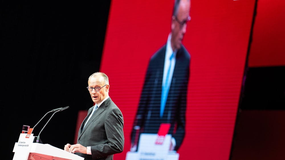Friedrich Merz trifft auf Widerstand beim DGB-Kongress