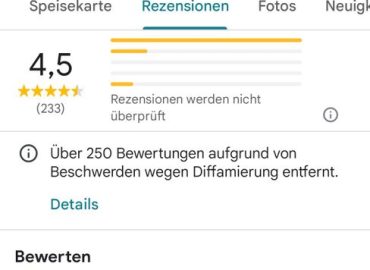 Google Maps Bewertungen: Neue Löschhinweise sorgen für Diskussionen