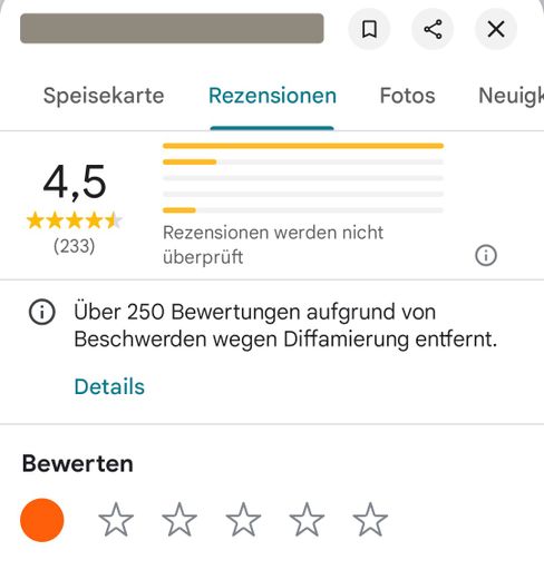 Google Maps Bewertungen: Neue Löschhinweise sorgen für Diskussionen