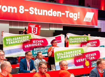 Proteste und Uneinigkeit auf dem DGB-Kongress 2026