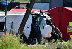 Zusammenstoß von Schulbus und Zug in Belgien