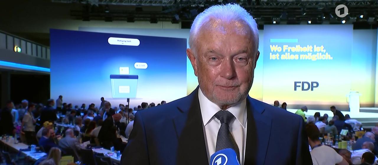 Interview mit Wolfgang Kubicki nach seiner Wahl zum FDP-Chef