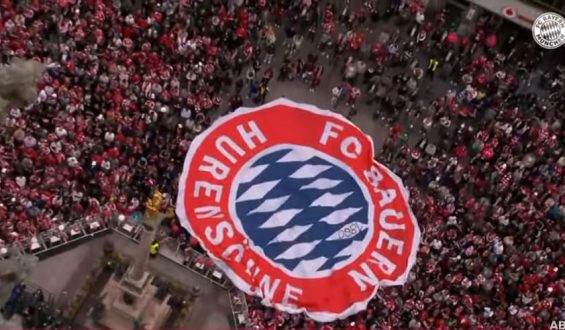 Wie Fans von 1860 München die Bayern-Feier störten