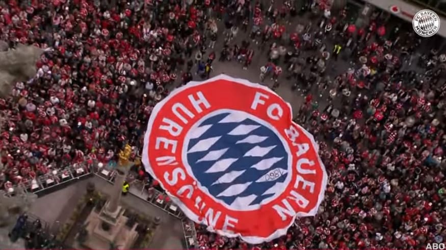 Wie Fans von 1860 München die Bayern-Feier störten