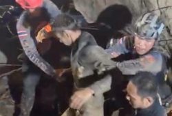 Erste Rettung in laotischer Höhle geglückt