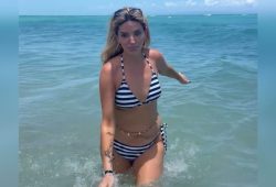 Der virale Sturz von Momfluencerin Sarah Nicole Landry im Ozean
