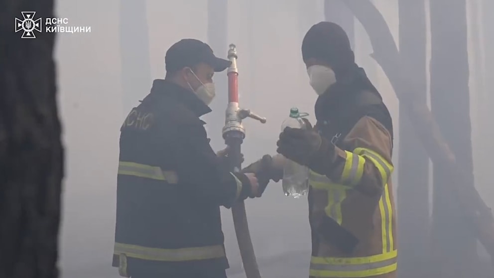 Waldbrand in Tschernobyl: Lage unter Kontrolle
