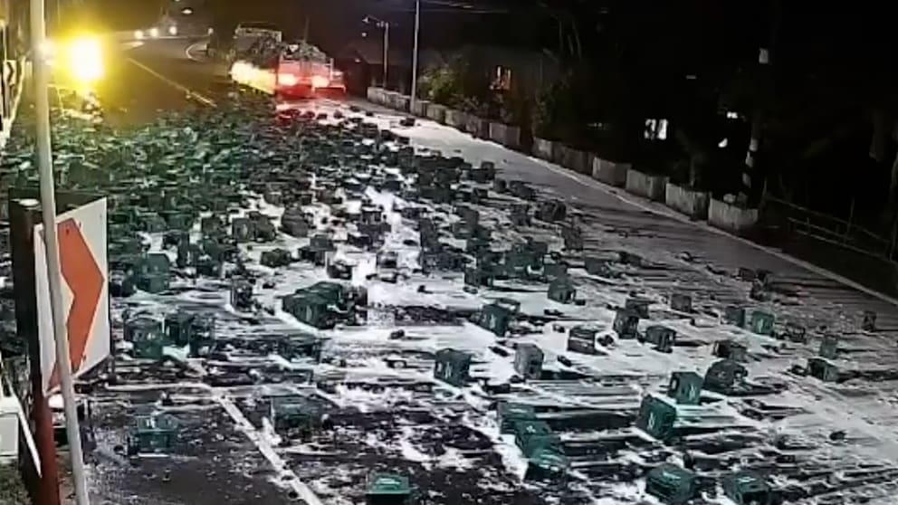 Unfall auf den Philippinen führt zu Verlust von Bier