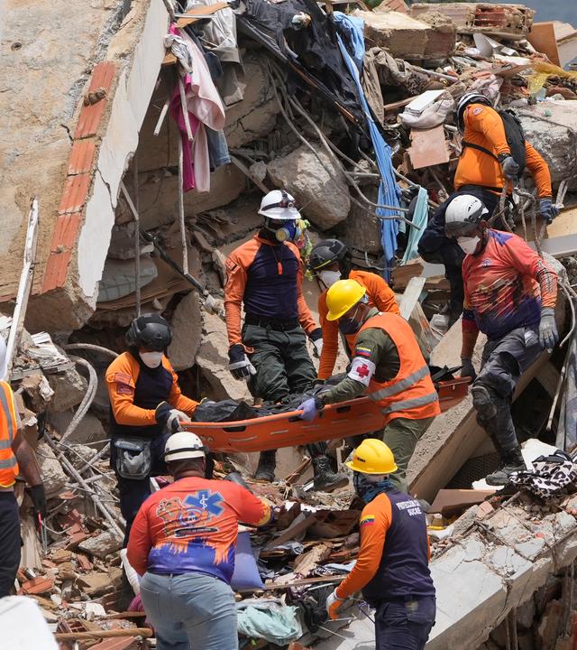 Dreijähriges Kind nach Erdbeben in Venezuela gerettet