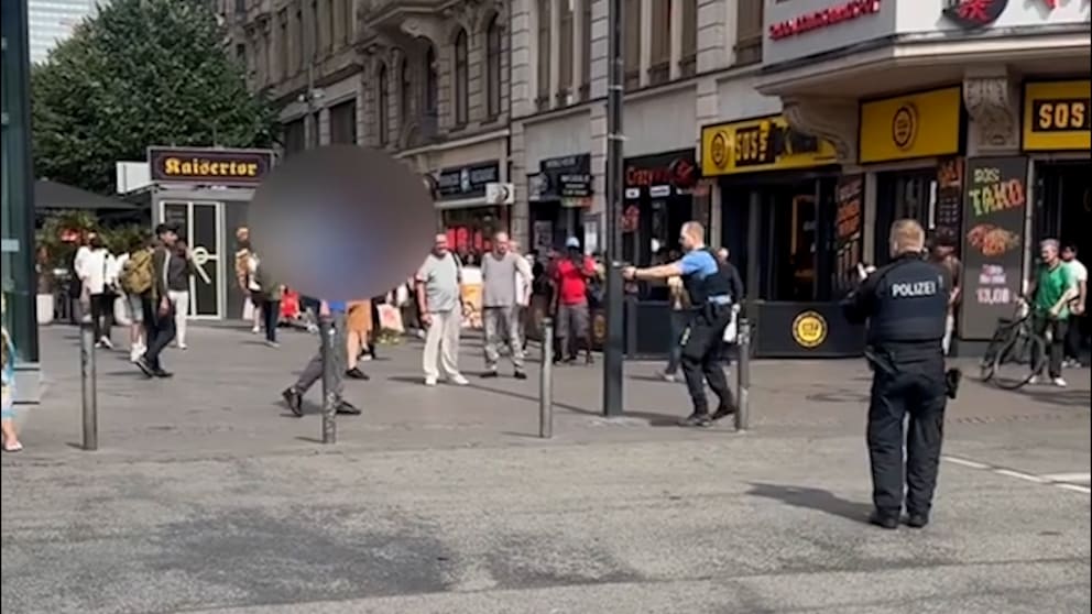 Polizeieinsatz am Frankfurter Hauptbahnhof eskaliert