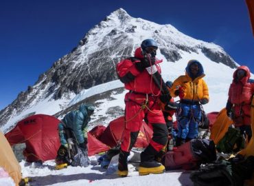 Rekordzahl von Bergsteigern auf dem Mount Everest