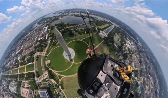 Irre Probe zu Trumps Mega-Feier: Ungewöhnliche Ansichten des Washington Monuments