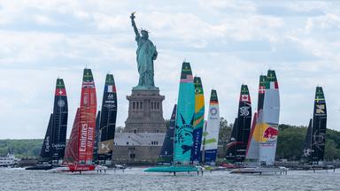 Saisonhighlight der Segelnation: Spannender SailGP-Gipfel in New York