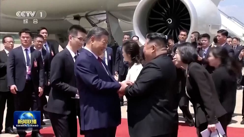 Chinas Präsident Xi Jinping auf Staatsbesuch in Nordkorea