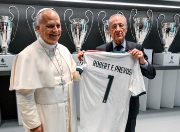 Papst Leo XIV besucht Real Madrid