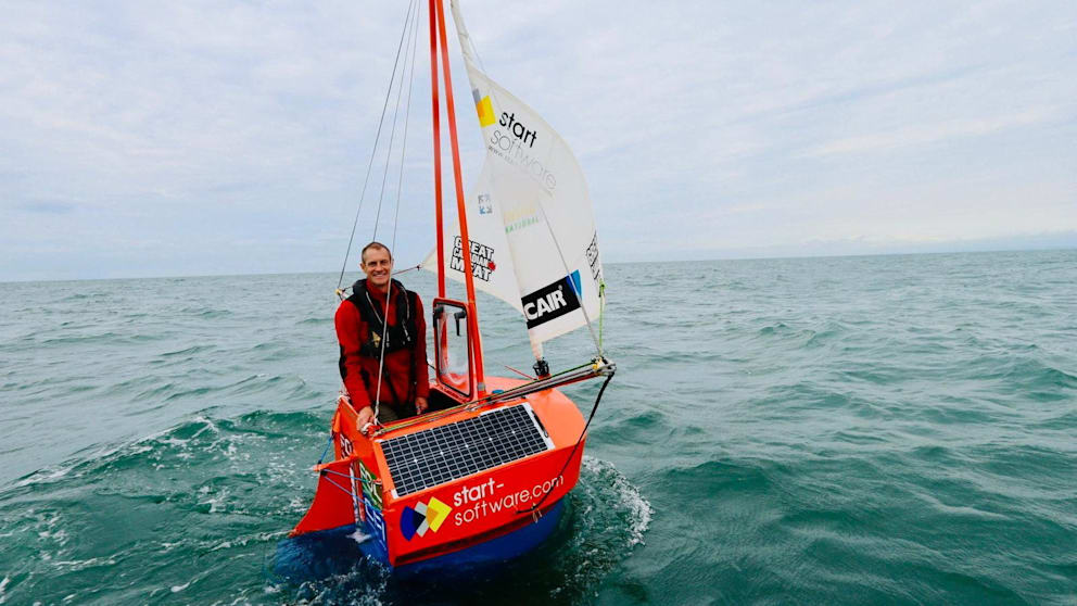 Drei Monate allein auf See: Engländer plant Atlantiküberquerung mit Mini-Boot