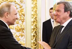 Putin trifft Schröder im Kreml
