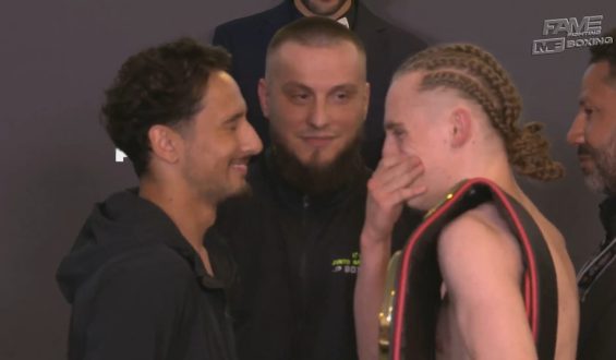 FSK 18: Aufregung beim Wiegen für das Fame Fighting International