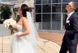 Hochzeit mit Drohnenabschuss in Saporischschja