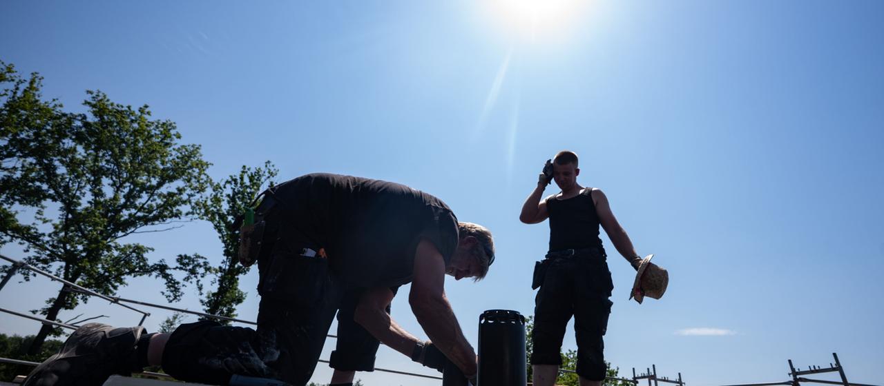 Hitzewelle und Unwetter in Deutschland