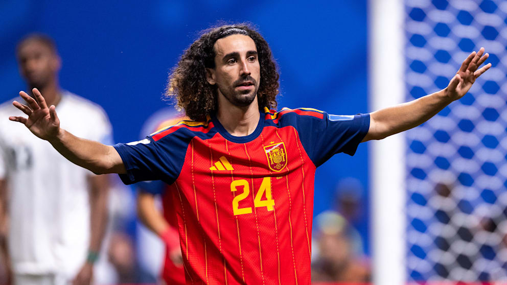 Marc Cucurella: Kuriose Szene beim Spanien-Spiel