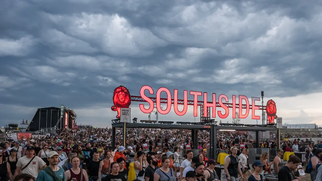 Southside-Festival unterbrochen wegen Unwetter in Baden-Württemberg
