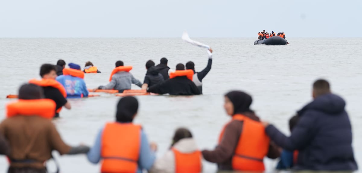 Großbritannien: Anstieg der Bootsflüchtlinge im Ärmelkanal