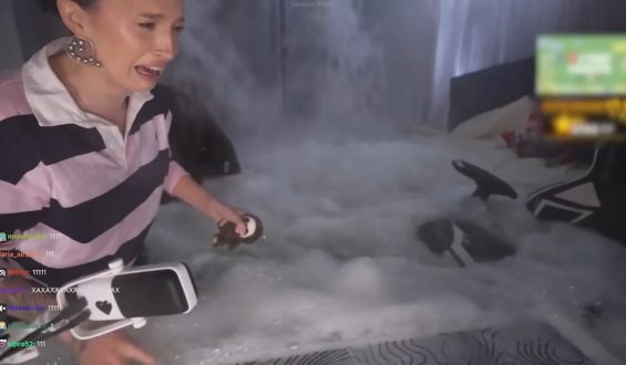 Livestream wird von Wassereinbruch überrascht