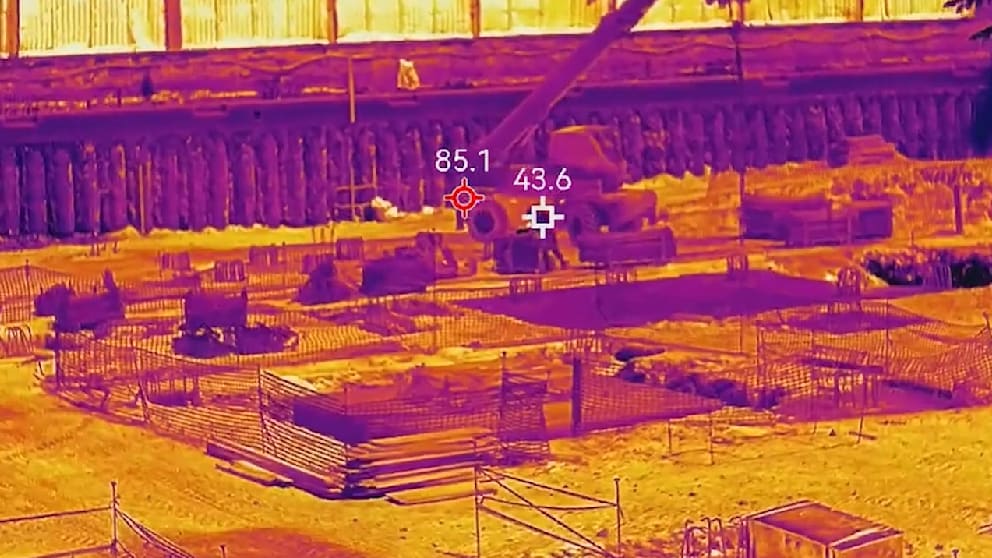 Arbeiten unter extremen Temperaturen in Rom