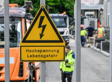 Reparaturarbeiten nach Stromausfall in Reutlingen