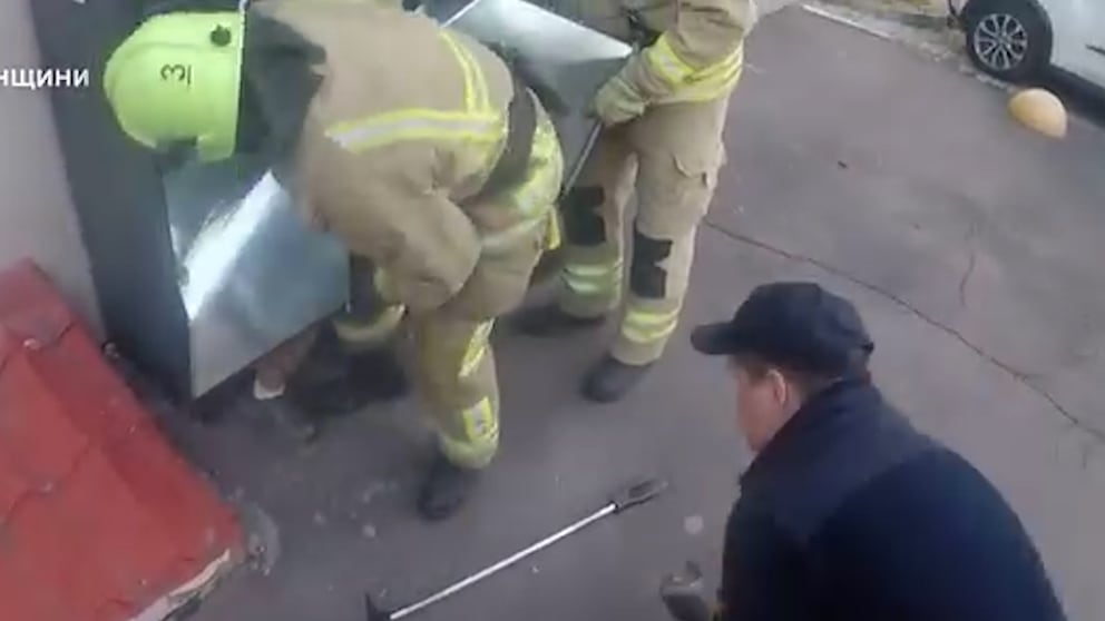 Kurioser Feuerwehreinsatz in der Ukraine