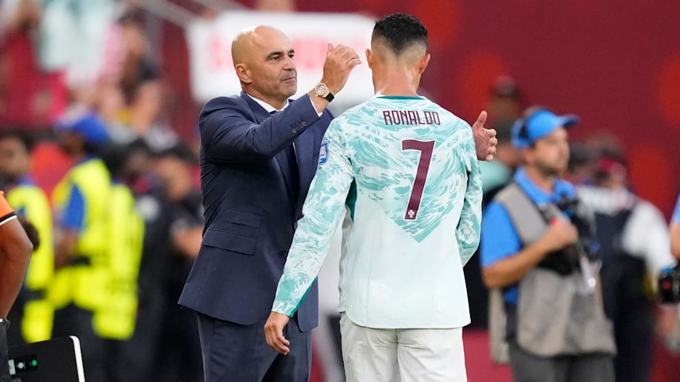 Ronaldos Reaktion auf seine Auswechslung