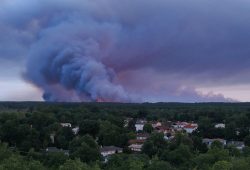 Waldbrände in Südwesteuropa fordern Großeinsatz der Einsatzkräfte