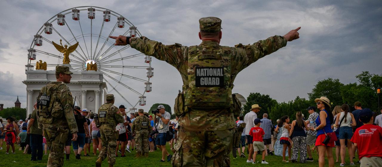 Wetter beeinflusst Jubiläumsfeier zum 250. Gründungstag der USA