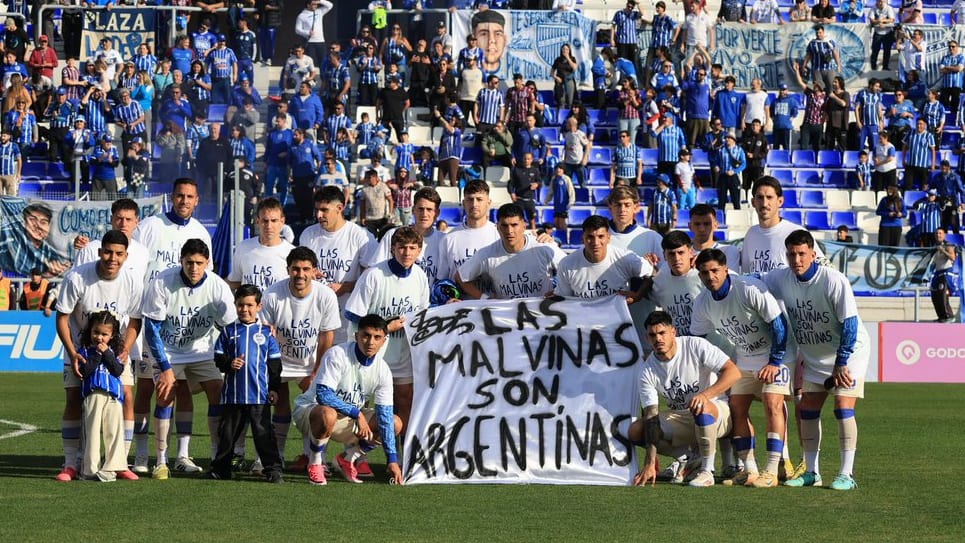 Argentinischer Klub erregt Aufsehen mit Falkland-Banner