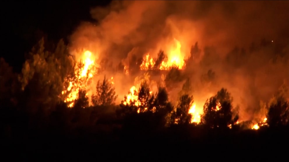 Waldbrände in Südfrankreich: Großeinsatz der Feuerwehr