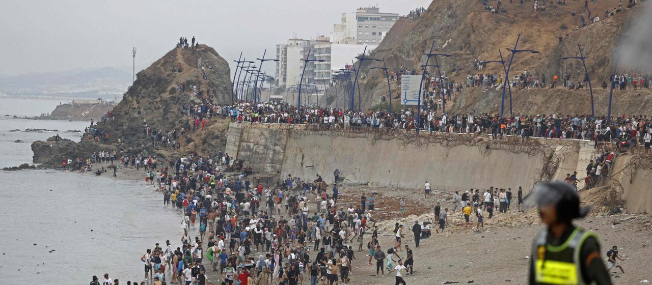 Spanische Exklave: Massenmigrationskrise in Ceuta