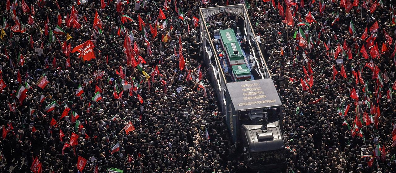 Trauerfeierlichkeiten für Ali Chamenei in Teheran