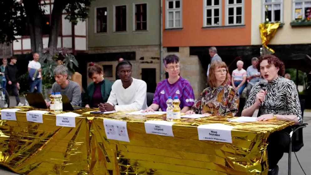 Gewalt gegen Journalisten auf AfD-Parteitag in Erfurt