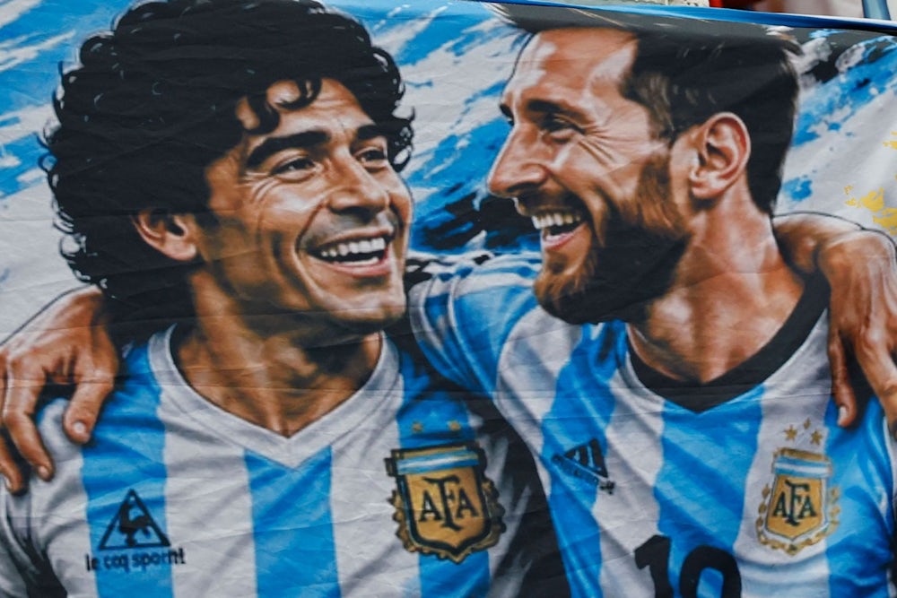 Argentinien gegen England: Messis Mythos-Moment