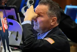 Nervöse Stimmung: Verluste an der Wall Street