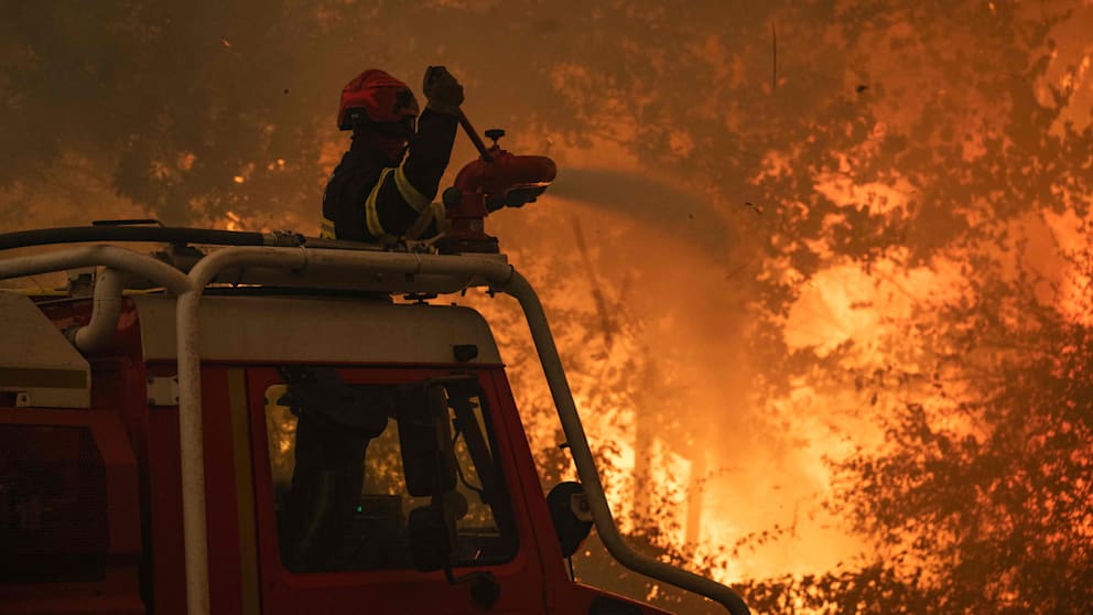 Gefahr durch Waldbrände in Südeuropa